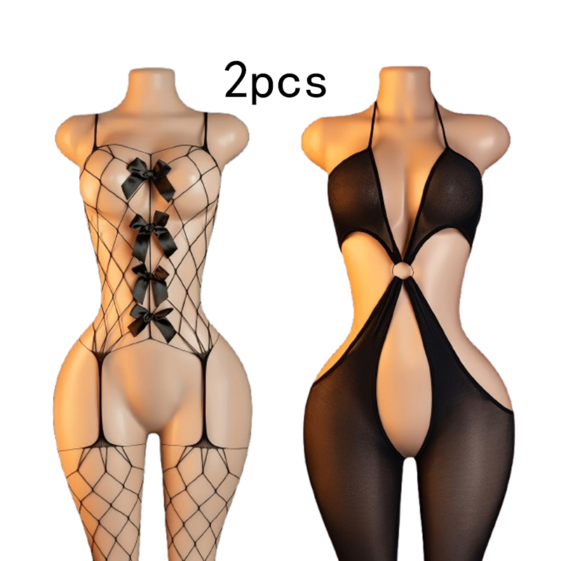 Lingerie - Conjunto de dos piezas: body de