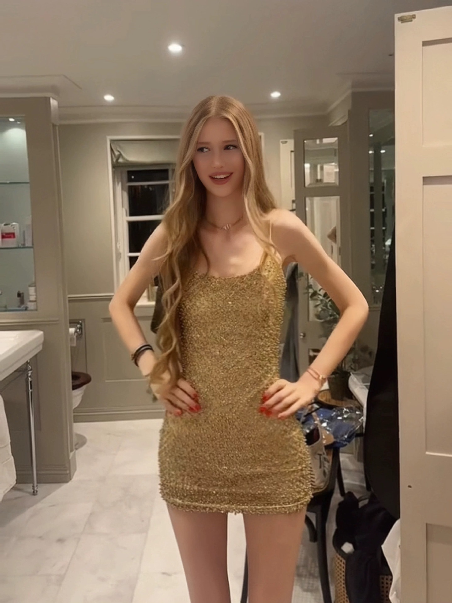 Sparkly Rhinestone Club Party Dress - Vestido Mini Ajustado con Pedrería Brillante