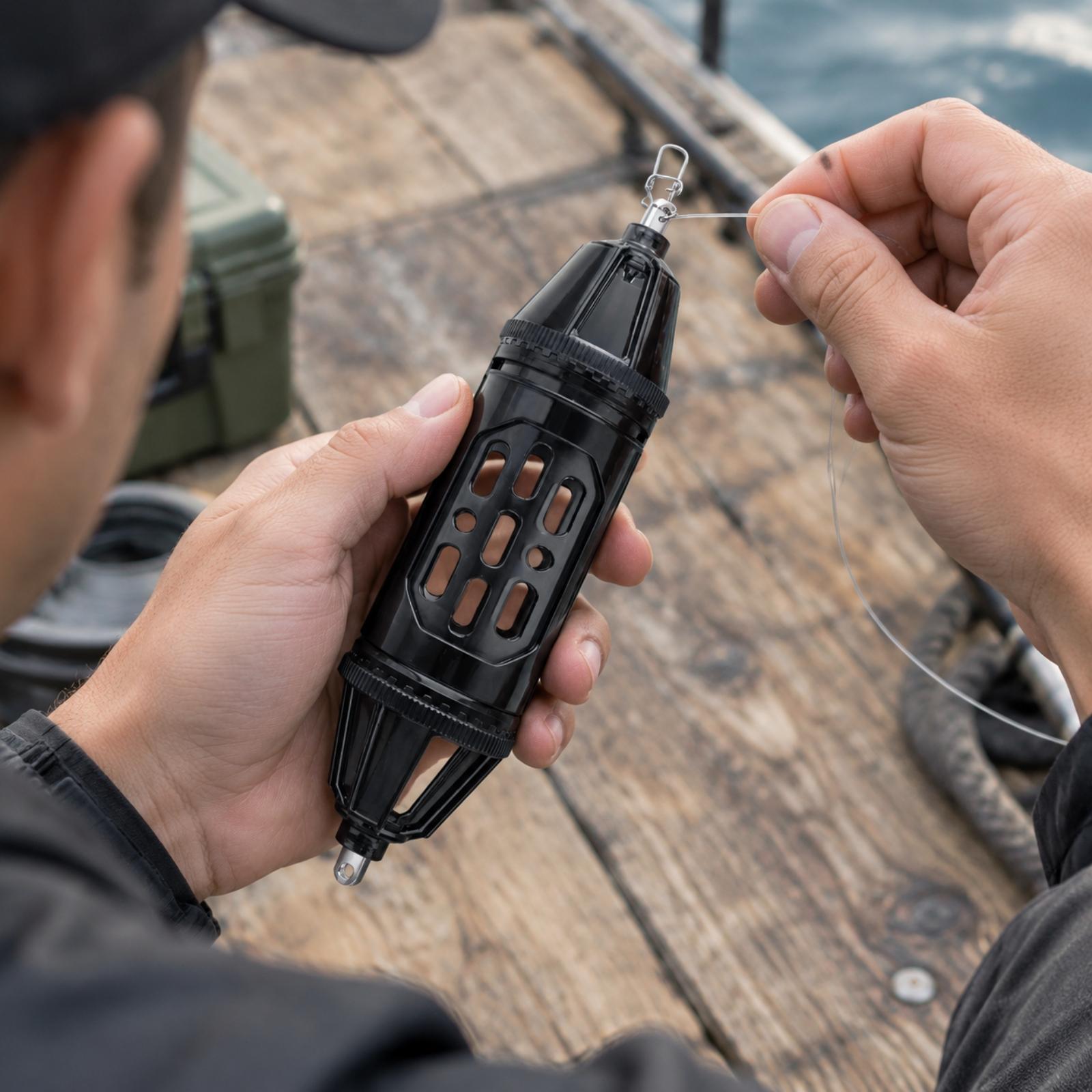 Tops - Jaula de Policarbonato Resistente para Pesca