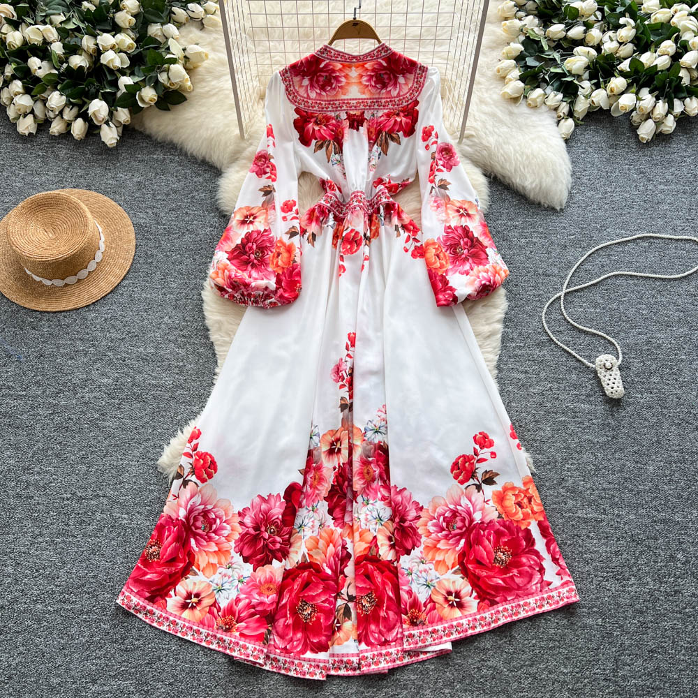 Vestido de noche francés elega - French Vintage Floral Midi Dress reseña y precio