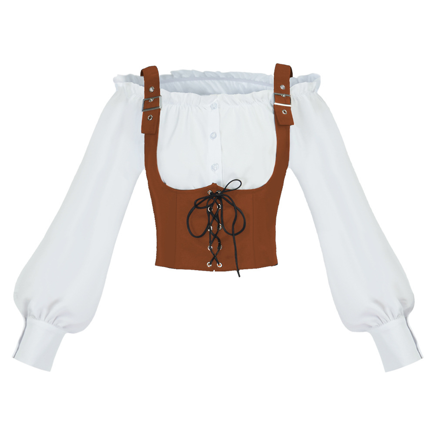Conjunto de dos piezas de disf - Blouses reseña y precio