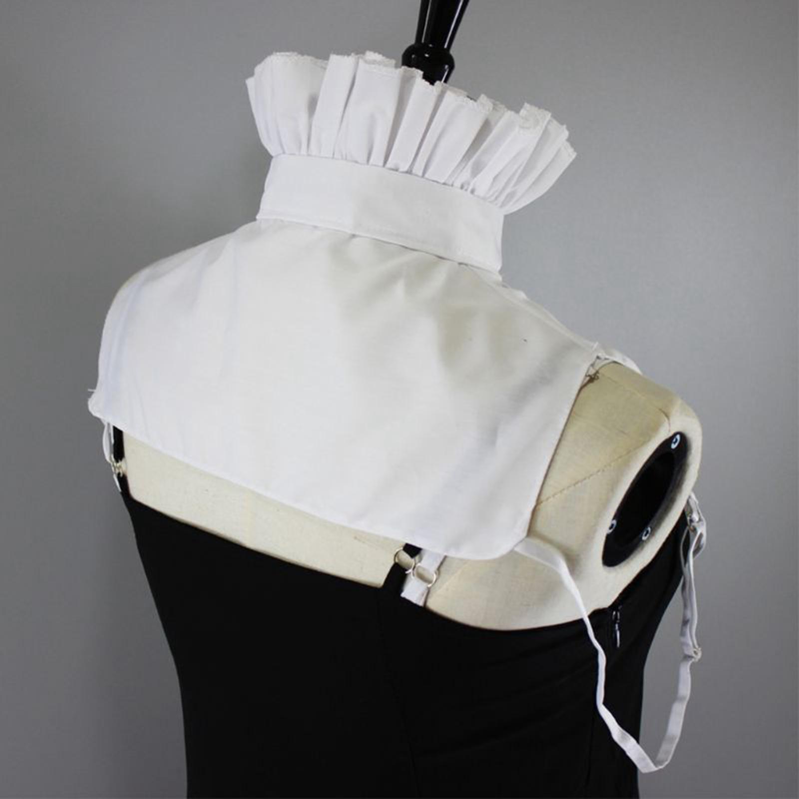 Cuello falso blanco de algodón - Blouses reseña y precio