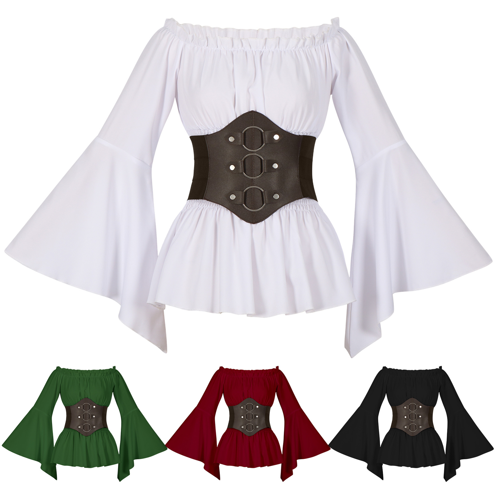 Camisa Pirata Medieval Victori - Blouses reseña y precio