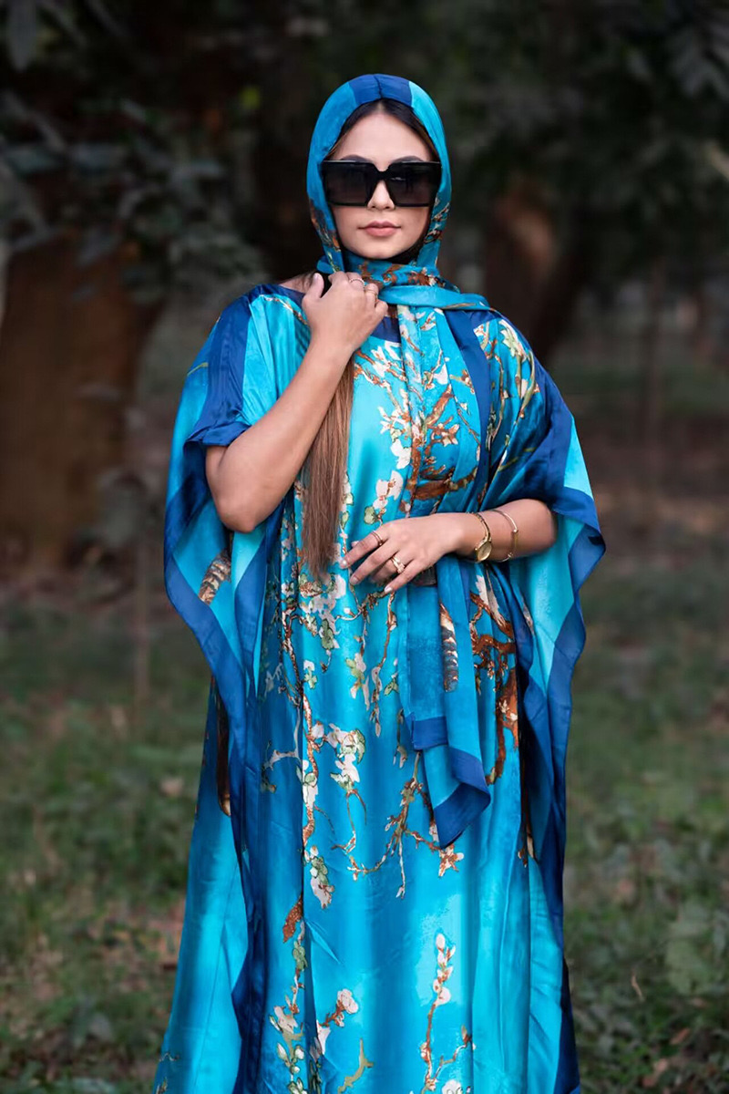 Caftán sedoso informal con tre - Boho Summer Beach Maxi Dress reseña y precio