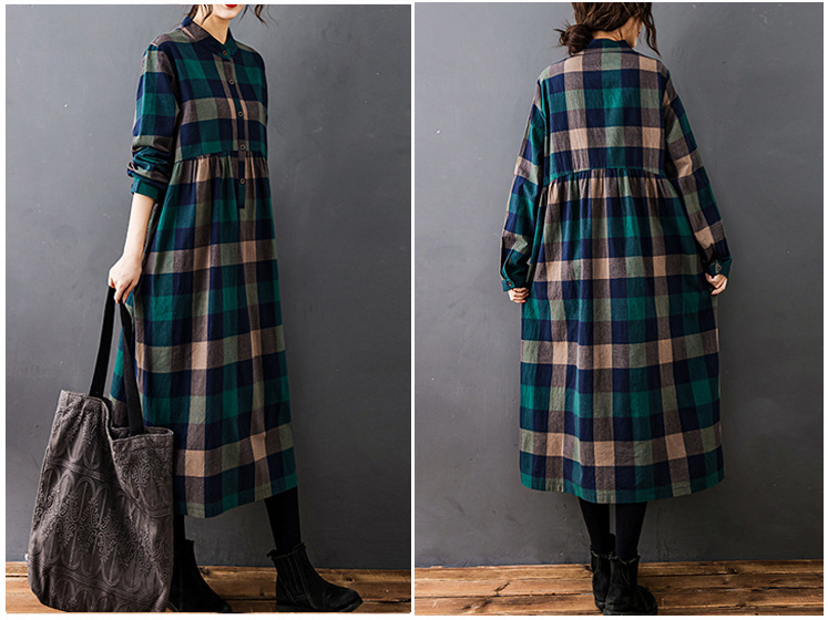 Vestido Midi Casual Holgado de - Casual Loose Linen Shirt Dress reseña y precio