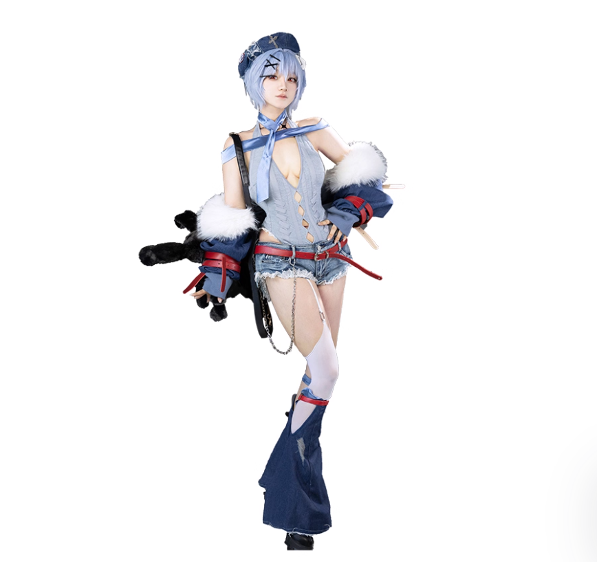Nuevo disfraz de Cosplay de Ay - Jeans reseña y precio